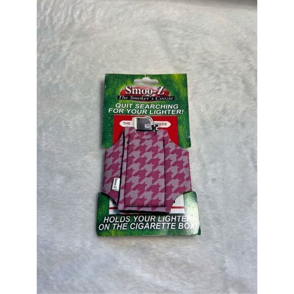 Smoo-Z Lighter Coozie Pink Patterned Print NEW - Picture 1 of 3